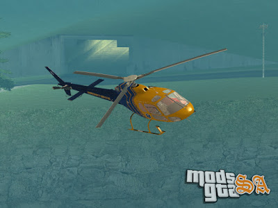 EMB Eurocopter Ecureuil AS-350 para GTA San Andreas